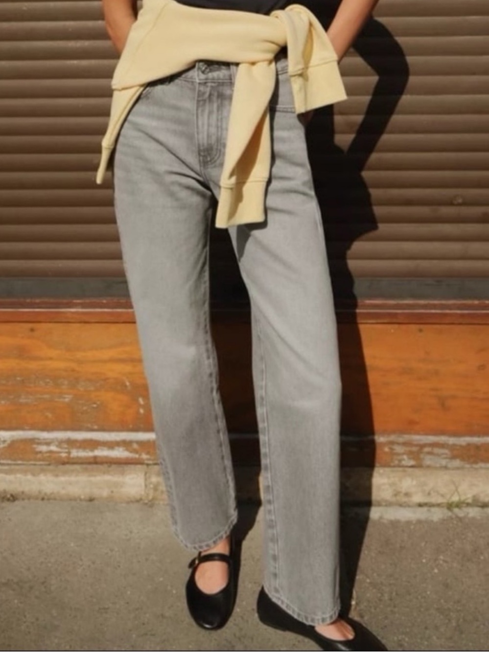 Zara Z.03 REGULAR FIT HIGH-WAIST LONG LENGTH JEANS